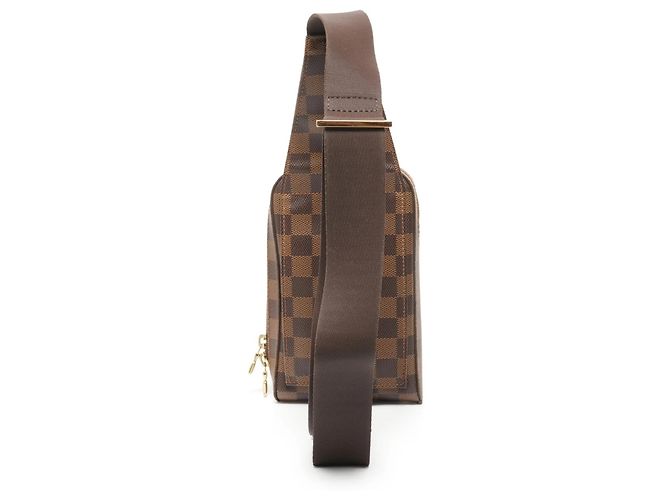 Borsa a Spalla Damier Geronimos Louis Vuitton Marrone - vista 2