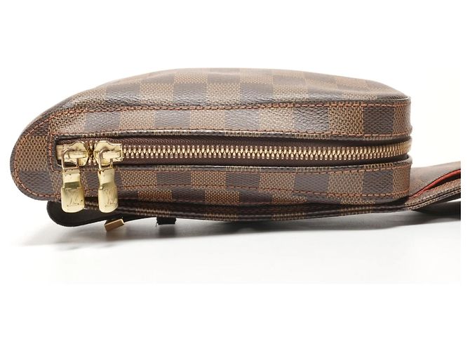 Borsa a Spalla Damier Geronimos Louis Vuitton Marrone - vista 4