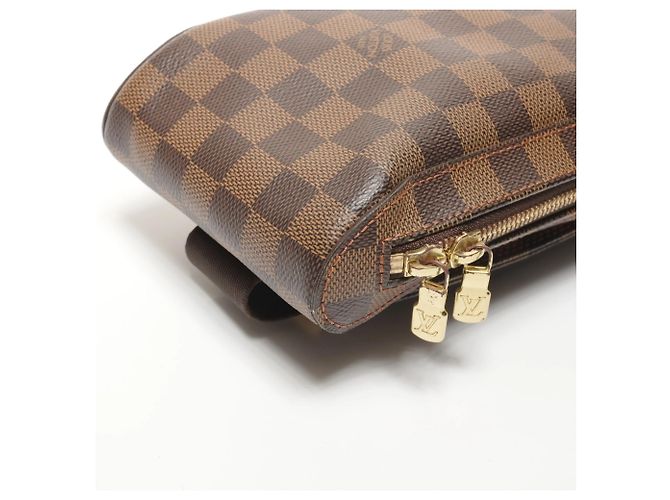 Borsa a Spalla Damier Geronimos Louis Vuitton Marrone - vista 6