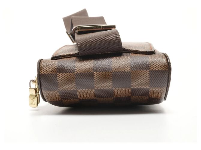 Borsa a Spalla Damier Geronimos Louis Vuitton Marrone - vista 7