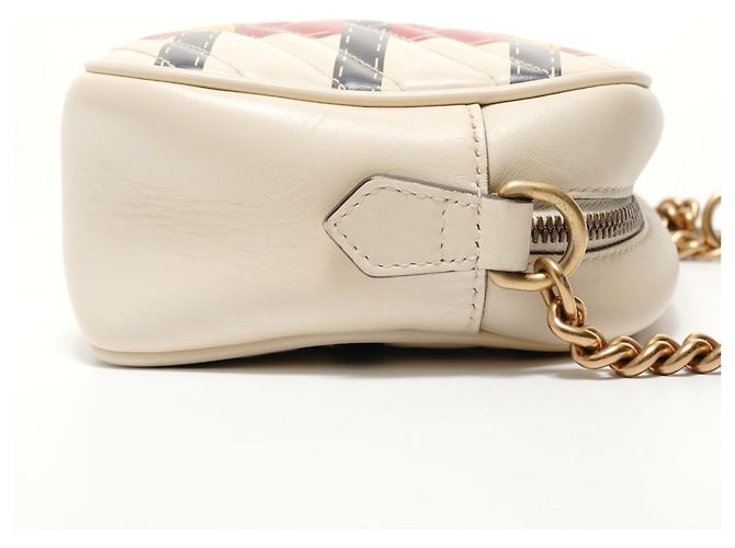 Borsa a Spalla Gucci GG Marmont Multicolore - vista 4