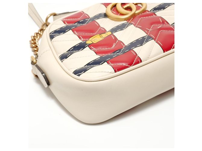 Borsa a Spalla Gucci GG Marmont Multicolore - vista 5