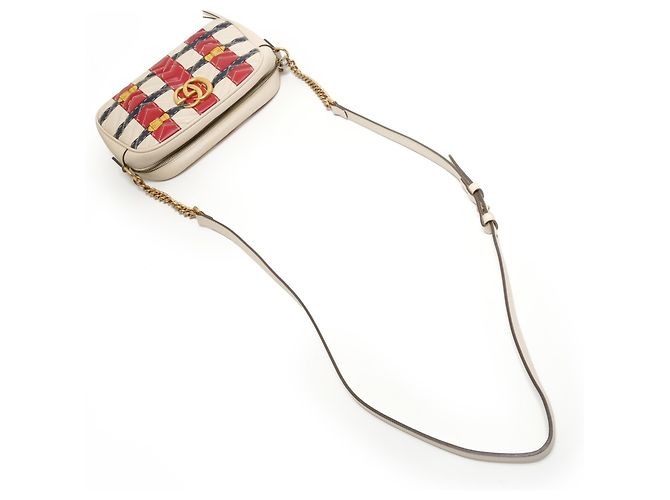Borsa a Spalla Gucci GG Marmont Multicolore - vista 8