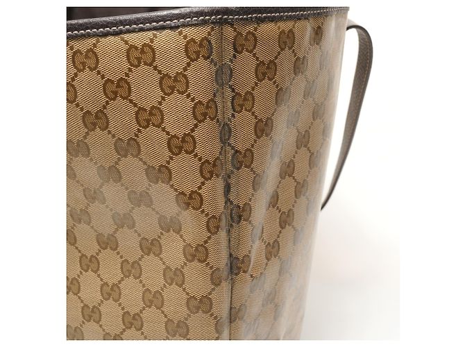 Borsa Tote GG in Cristallo Gucci Beige - vista 14