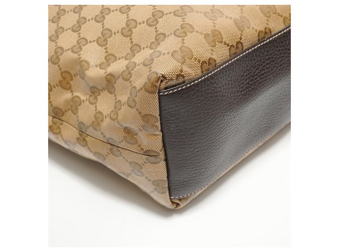 Borsa Tote GG in Cristallo Gucci Beige - vista 5