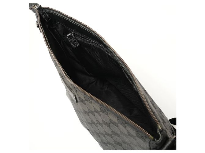 Borsa a Spalla in Tela GG Gucci Nero - vista 11