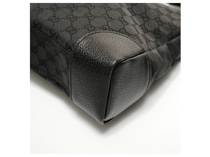 Borsa a Spalla in Tela GG Gucci Nero - vista 6