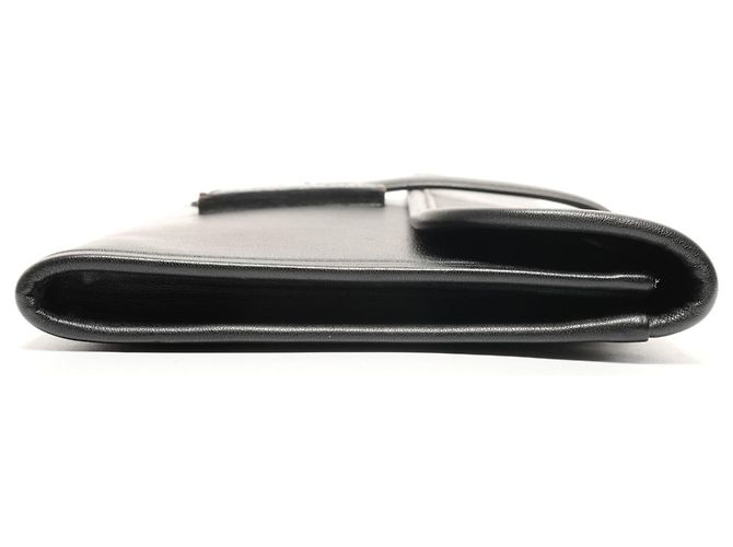 Clutch Hermès Jige Elan 29 in pelle Swift nera Nero - vista 4