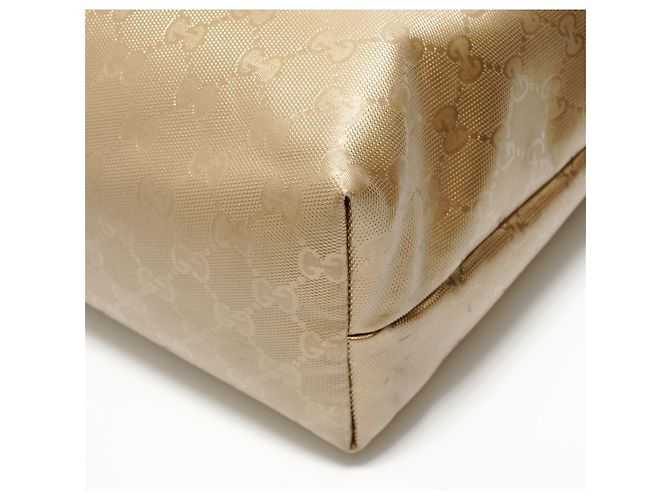 Borsa Tote Gucci GG Stampata Oro D'oro - vista 6
