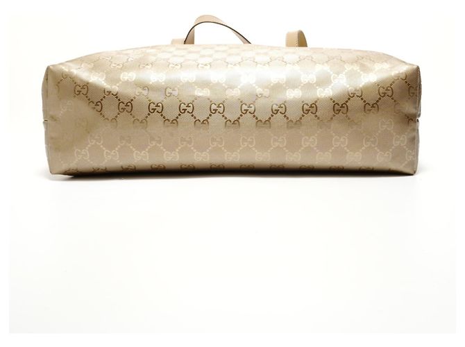 Borsa Tote Gucci GG Stampata Oro D'oro - vista 7