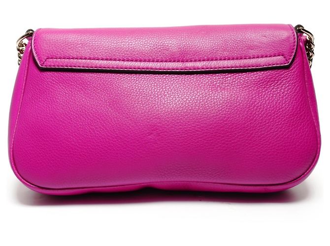 Borsa a Spalla Gucci Soho G-Stitch con Frange Rosa - vista 2