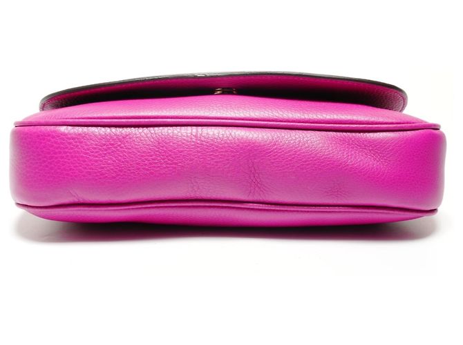 Borsa a Spalla Gucci Soho G-Stitch con Frange Rosa - vista 7