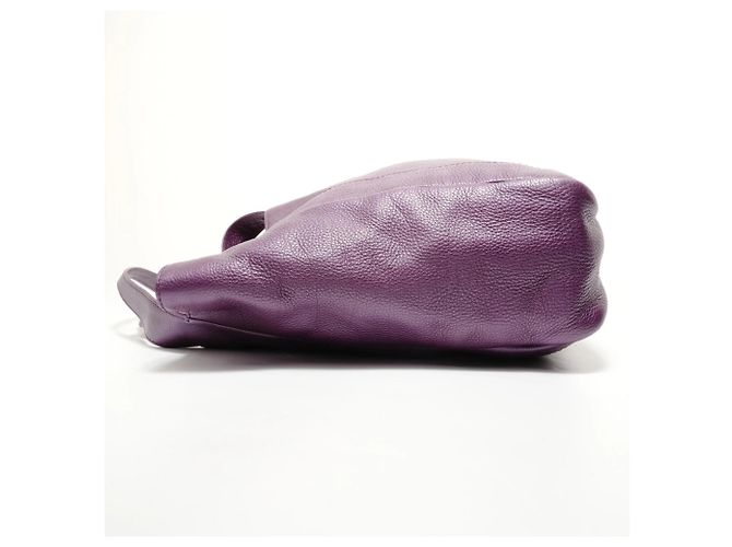 Bolsa tote de couro roxa Gucci Roxo - vista 3