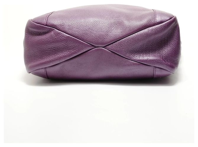 Bolsa tote de couro roxa Gucci Roxo - vista 7