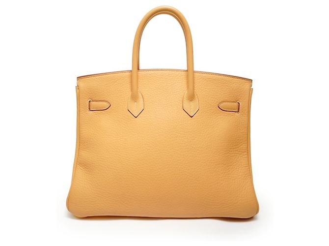 Borsa Hermès Birkin 35 Togo Giallo - vista 2