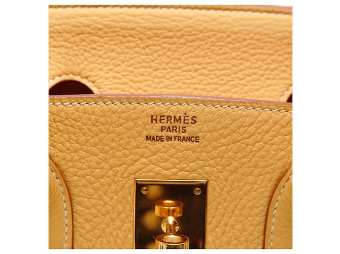 Borsa Hermès Birkin 35 Togo Giallo - vista 9