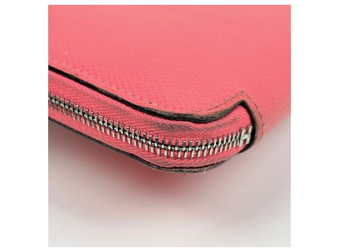 Portafoglio Lungo Azap di Hermès in Rosa Azalee - vista 3