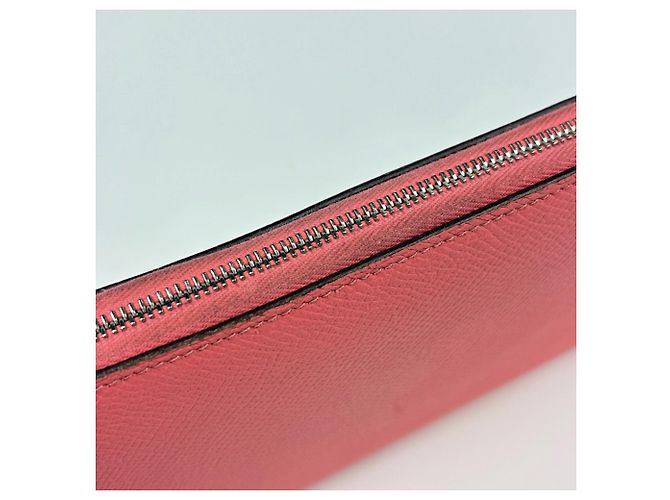 Portafoglio Lungo Azap di Hermès in Rosa Azalee - vista 5