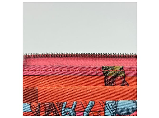 Portafoglio Lungo Azap di Hermès in Rosa Azalee - vista 6