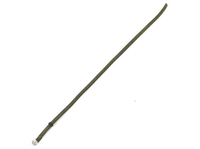 Cinturón estrecho con hebilla entrelazada G de Gucci Caqui - vista 3