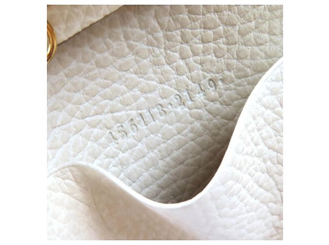 Gucci 456118 Double G Leder-Schlüsselcase in Hellbeige - Ansicht 10