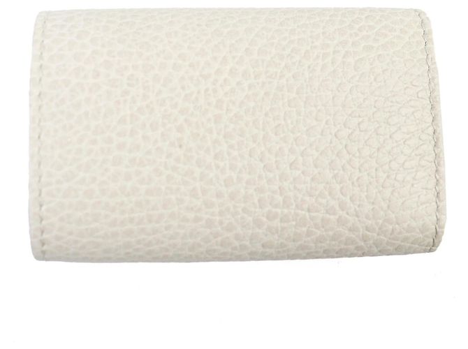 Gucci 456118 Double G Leder-Schlüsselcase in Hellbeige - Ansicht 3