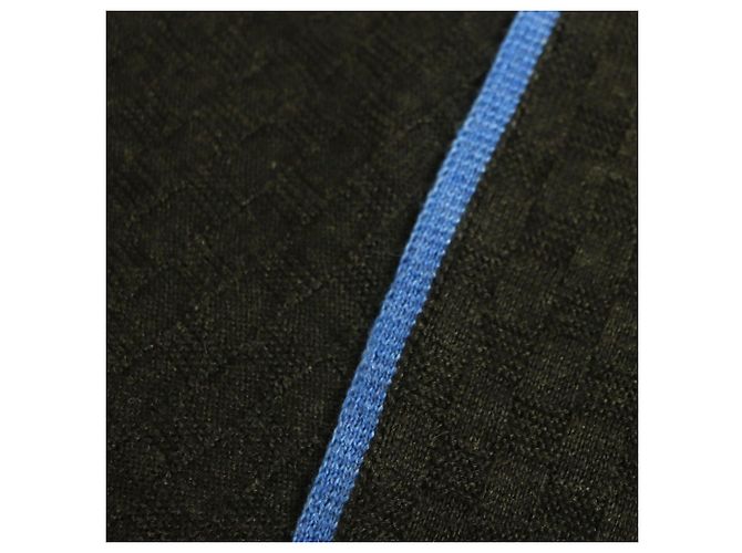 Stola in misto lana e seta Louis Vuitton Blu Grigio antracite - vista 4