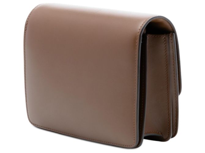 Classic Box Céline Celine Piccola Scatola Classica in Pelle Marrone - vista 2