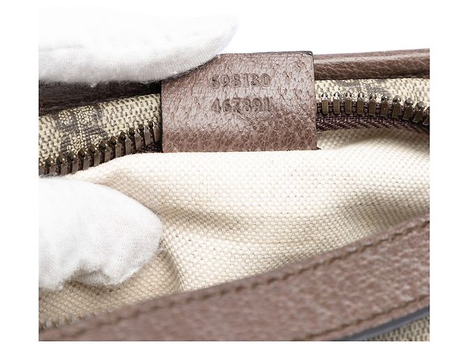 Gucci Ophidia Beiger kleiner GG Supreme Web Top Handle Bag - Ansicht 6