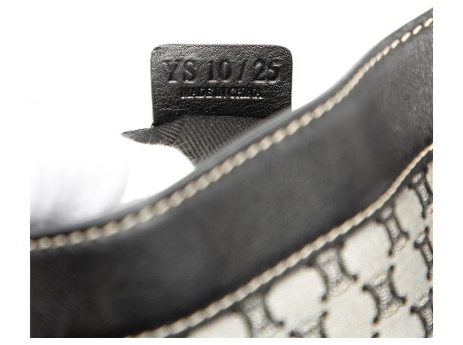 Céline Celine Graue Macadam Canvas Tasche Braun - Ansicht 6