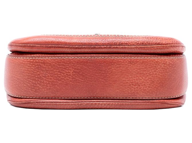 Bolsa de couro vermelho médio New Bamboo da Gucci - vista 3