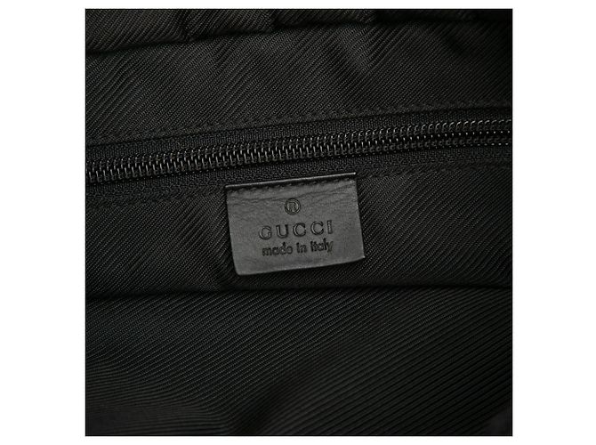 Schwarze GG Denim Tote von Gucci - Ansicht 5