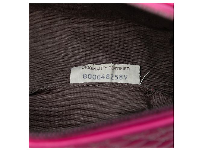Pochette in nappa trapuntata rosa Bottega Veneta - vista 5