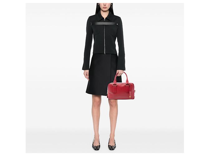 Borsa a mano Prada Saffiano Lux rossa Rosso - vista 6