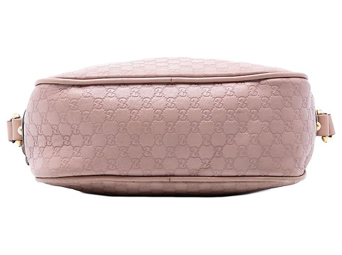 Borsa a tracolla Disco Sunshine Microguccissima rosa di Gucci - vista 3