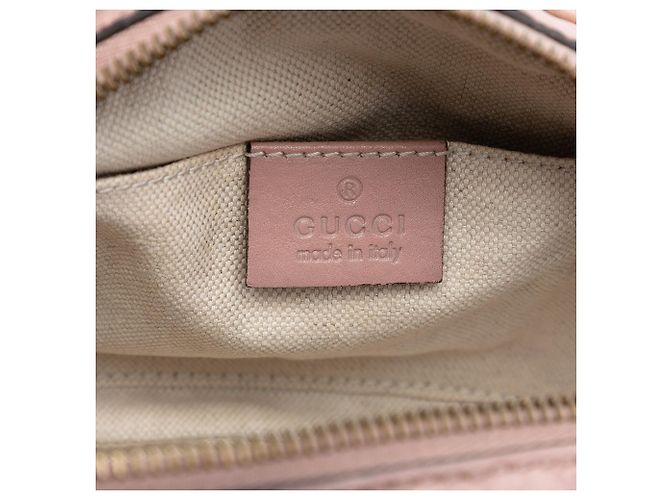 Borsa a tracolla Disco Sunshine Microguccissima rosa di Gucci - vista 5