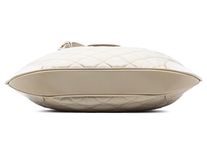 Hobo Brooke em nylon acolchoado marrom da Burberry Bege - vista 3