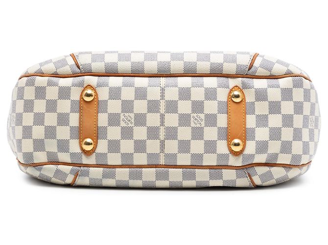 Louis Vuitton Borsa Galliera PM Damier Azur Bianco - vista 3