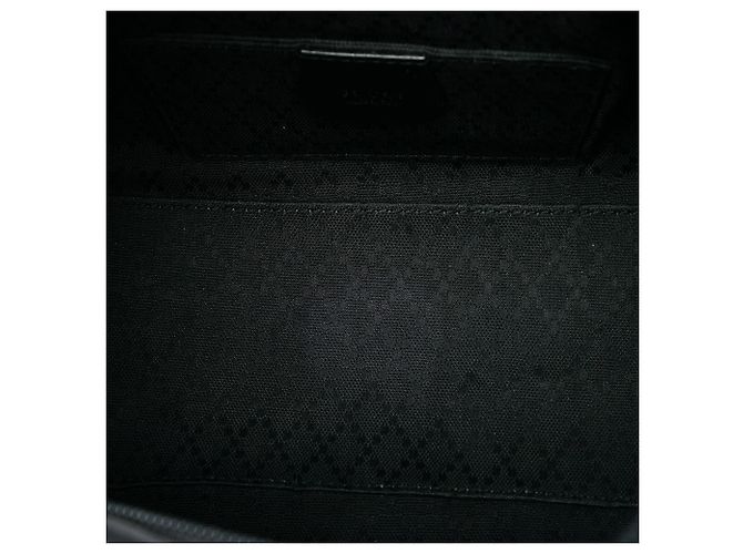 Borsa a spalla in nylon nero Gucci - vista 4