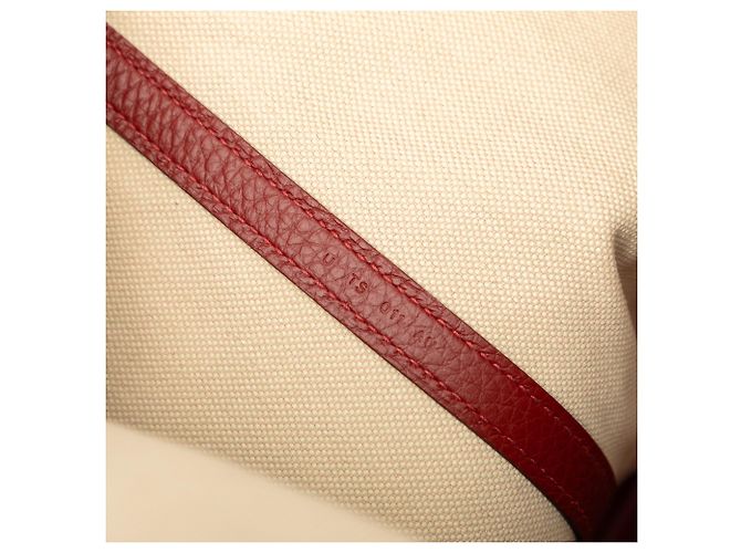 Hermès Beige Toile und Clemence Pursangle Tote - Ansicht 6