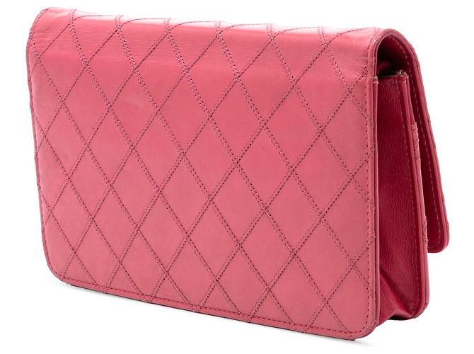 Wallet On Chain Cartera de cadena de cordero rosa CC Wild Stitch de Chanel - vista 2