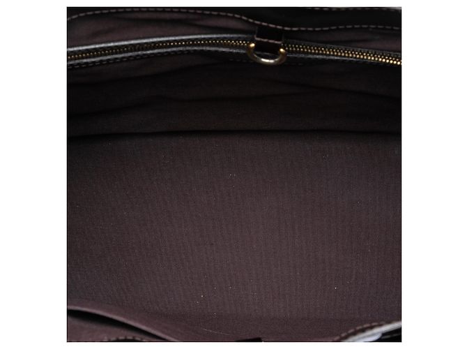Louis Vuitton Borsa Wilshire GM in Vernis Monogram Viola Porpora - vista 4
