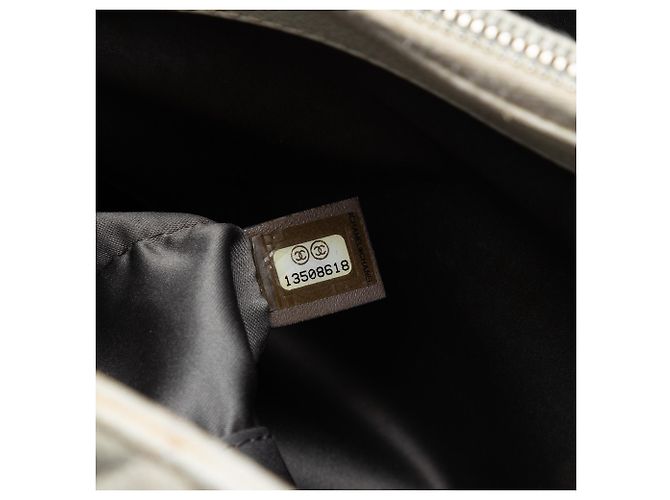 Chanel Weißer Kaviar Große Einkaufstasche - Ansicht 6