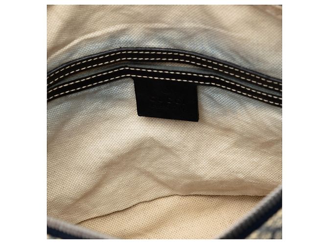 Gucci Borsa Crossbody Doppia Tasca GG Supreme Beige - vista 7