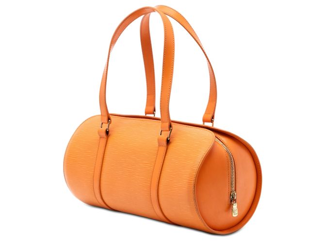 Louis Vuitton Soufflot Arancione Epi - vista 2