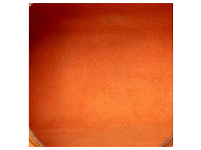 Louis Vuitton Soufflot Arancione Epi - vista 4
