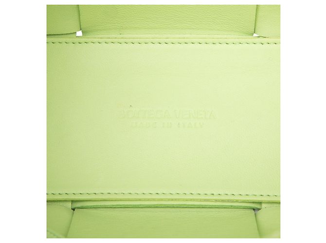 Bottega Veneta Borsa Arco Maxi Intrecciato Mini Nappa Verde - vista 5