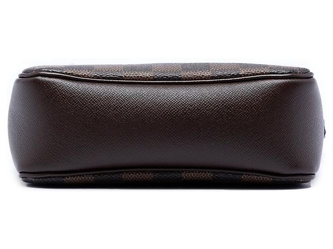 Trousse Pochette Damier Ebene Marrone Louis Vuitton - vista 3