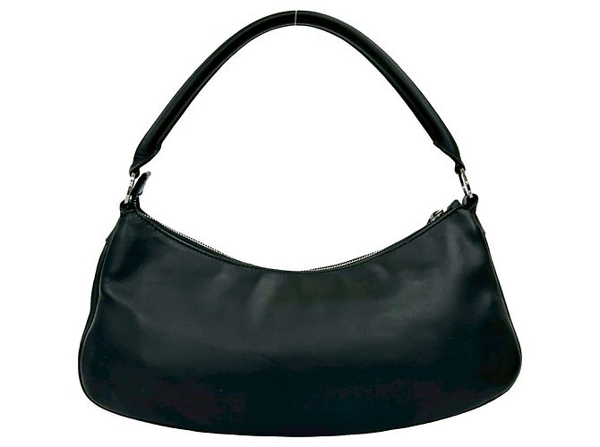 Christian Dior Leder Schultertasche Schwarz - Ansicht 3