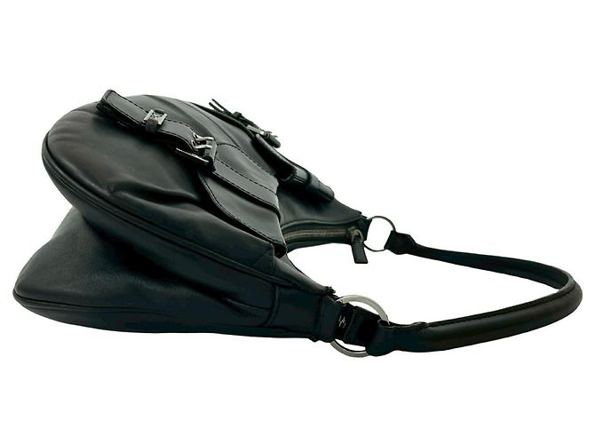 Christian Dior Leder Schultertasche Schwarz - Ansicht 6